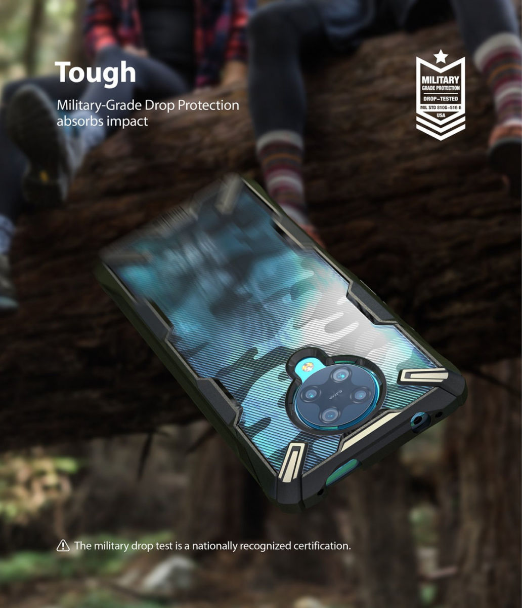 Ringke Fusion X Xiaomi Poco F2 Pro Hoesje Zwart afbeelding 6