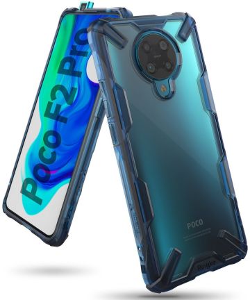 Ringke Fusion X Xiaomi Poco F2 Pro Hoesje Blauw Hoesjes