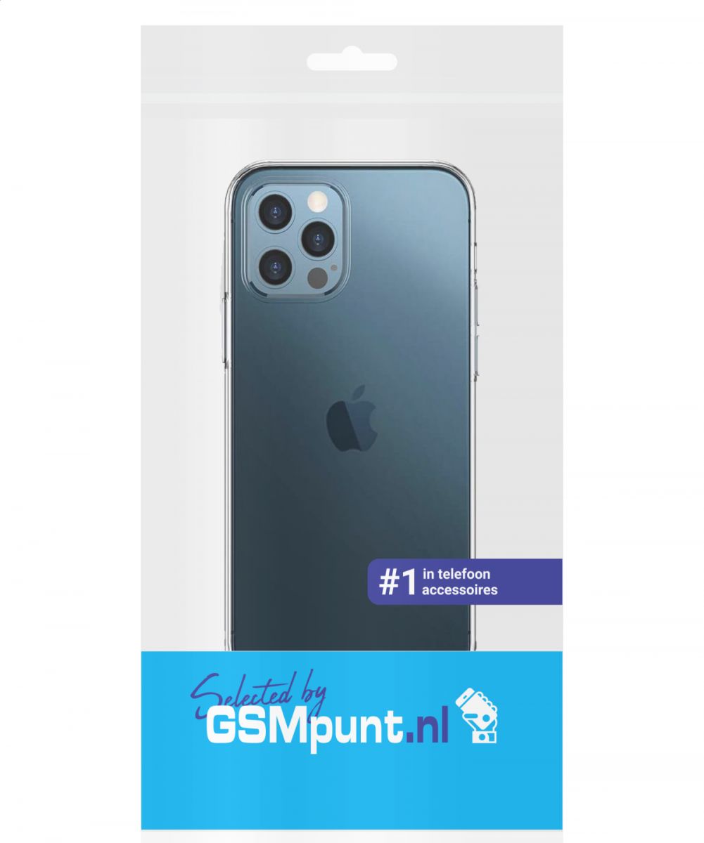 Apple iPhone 12 / 12 Pro Hoesje Flexibel en Dun TPU Transparant afbeelding 2