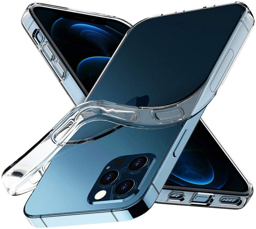 Apple iPhone 12 / 12 Pro Hoesje Flexibel en Dun TPU Transparant afbeelding 4