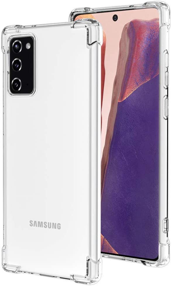Samsung Galaxy Note 20 Hoesje Schokbestendig en Dun TPU Transparant afbeelding 1