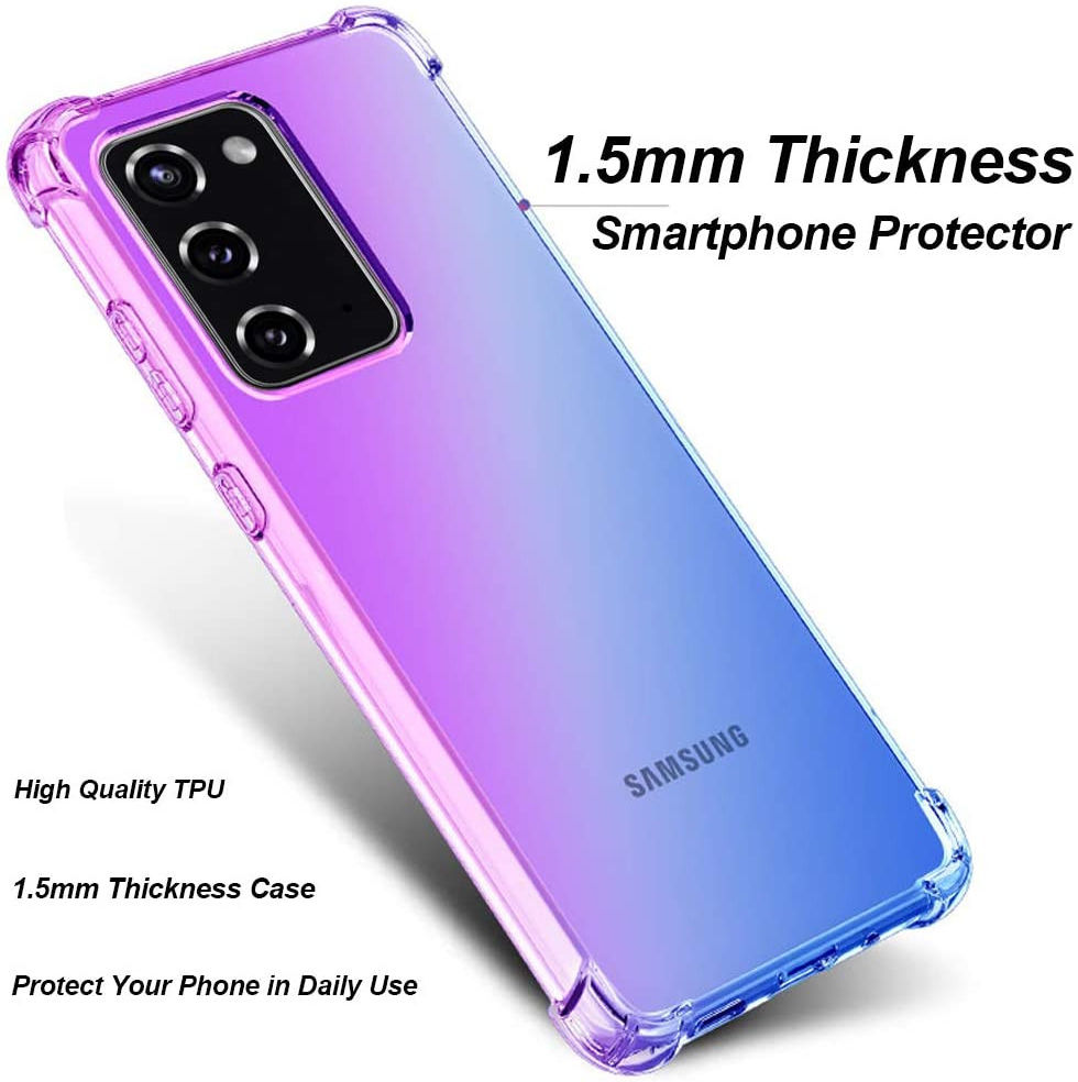 Samsung Galaxy Note 20 Hoesje Schokbestendig en Dun TPU Transparant afbeelding 6