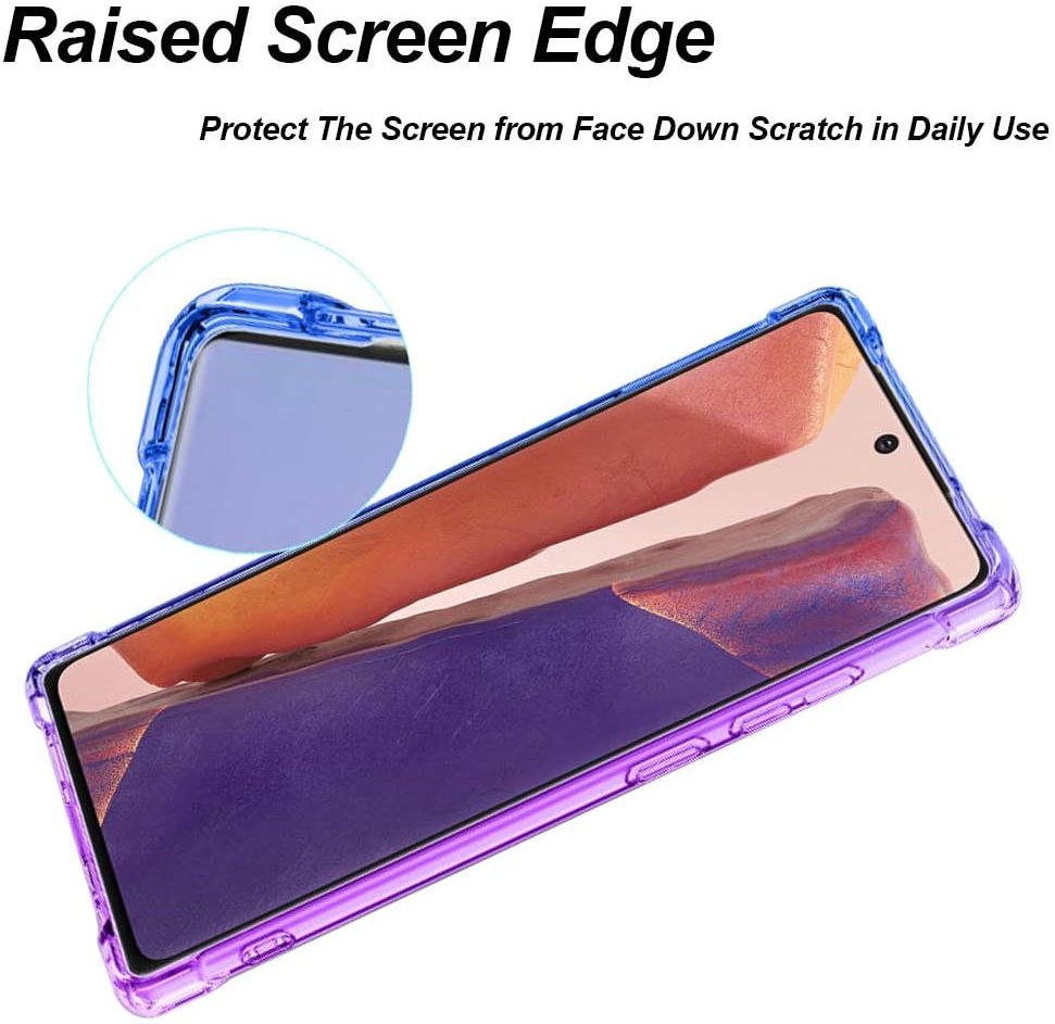 Samsung Galaxy Note 20 Hoesje Schokbestendig en Dun TPU Transparant afbeelding 7