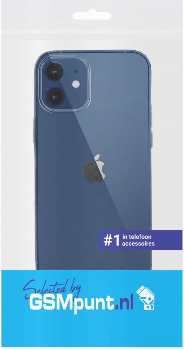 Apple iPhone 12 Mini Hoesje Armor Back Cover Transparant afbeelding 3