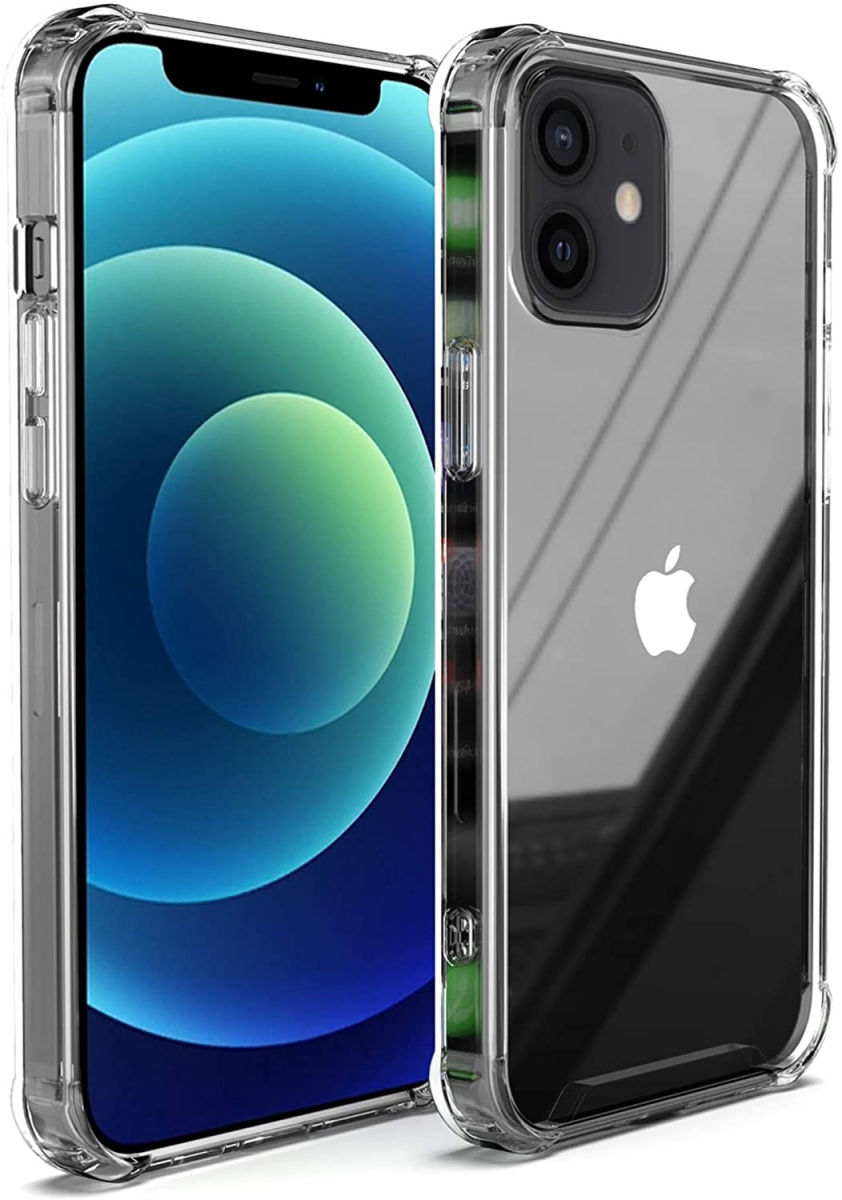 Apple iPhone 12 Mini Rugged Transparante TPU Back Cover Hoesje afbeelding 1