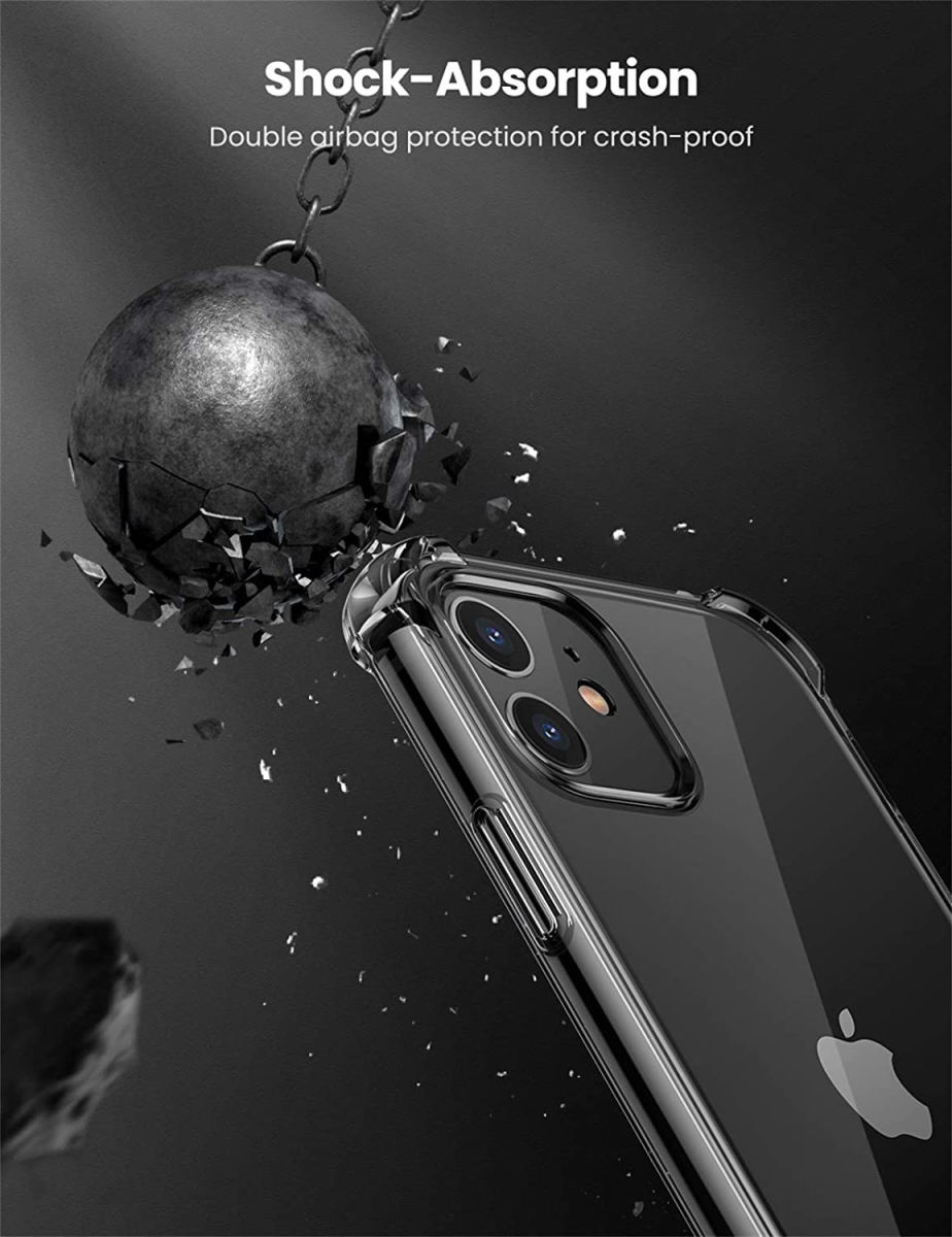 Apple iPhone 12 Mini Rugged Transparante TPU Back Cover Hoesje afbeelding 12