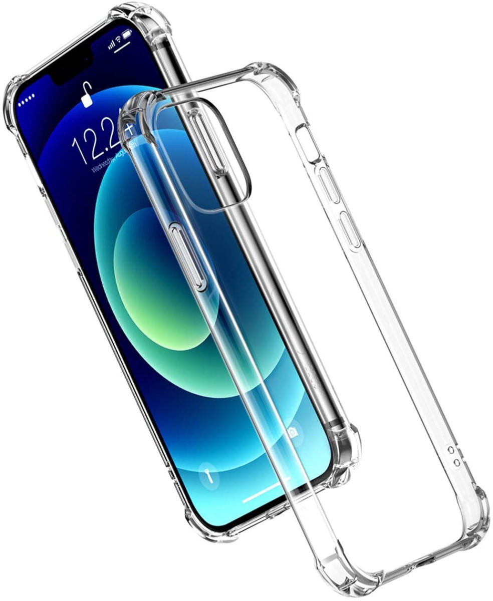 Apple iPhone 12 Mini Rugged Transparante TPU Back Cover Hoesje afbeelding 2