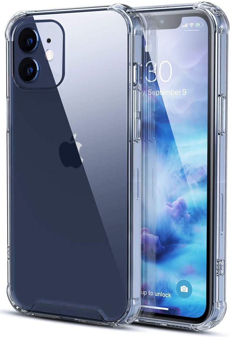 Apple iPhone 12 / 12 Pro Rugged Transparante TPU Back Cover Hoesje afbeelding 1