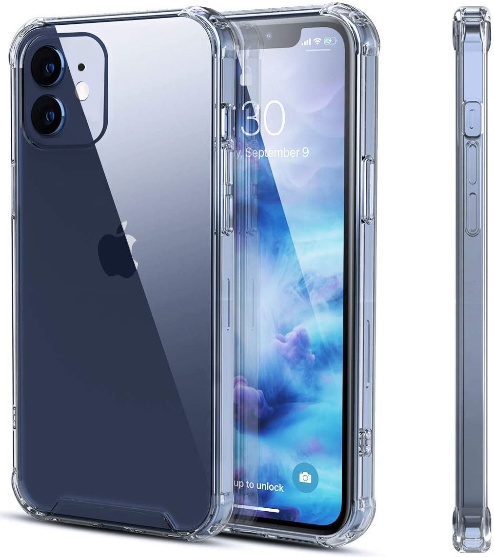Apple iPhone 12 / 12 Pro Rugged Transparante TPU Back Cover Hoesje afbeelding 6
