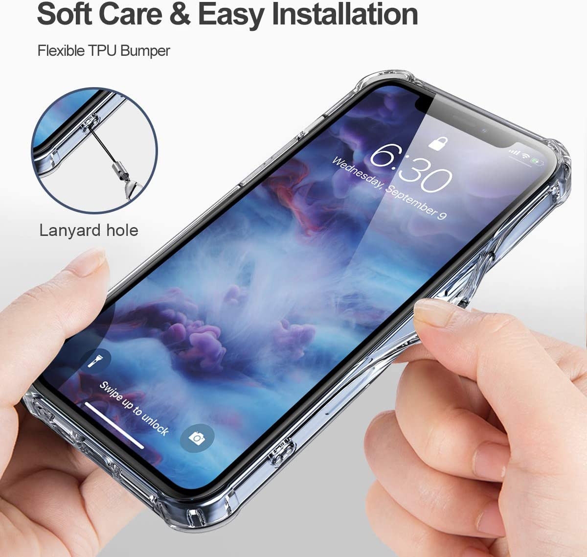 Apple iPhone 12 / 12 Pro Rugged Transparante TPU Back Cover Hoesje afbeelding 9