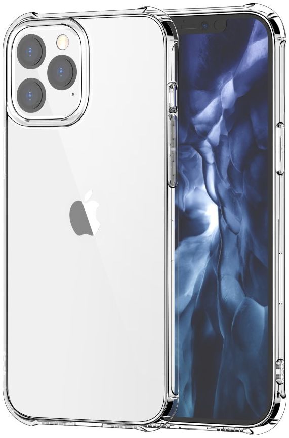 Apple iPhone 12 Pro Max Hoesje Schokbestendig TPU Transparant afbeelding 1