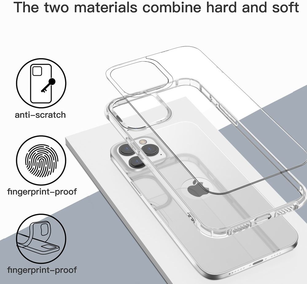 Apple iPhone 12 Pro Max Hoesje Schokbestendig TPU Transparant afbeelding 10