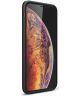 Apple iPhone 12 Hoesje Geborsteld TPU Flexibel Zwart