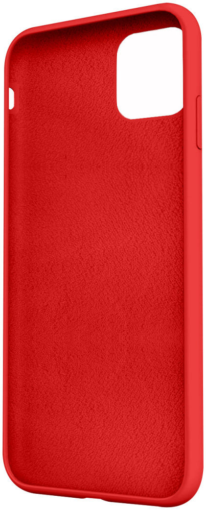 HappyCase Apple iPhone 12 Mini Hoesje Siliconen Back Cover Rood afbeelding 2