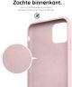 HappyCase Apple iPhone 12 Mini Hoesje Siliconen Back Cover Roze