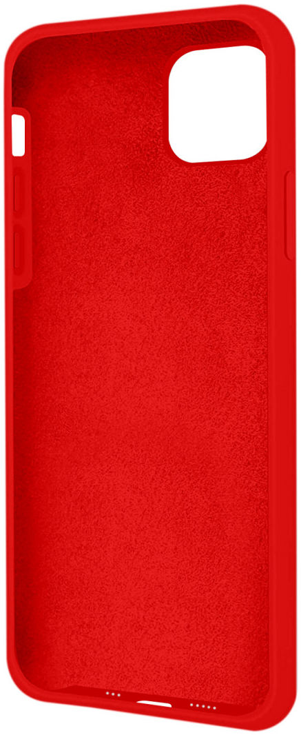 HappyCase Apple iPhone 12 Hoesje Siliconen Back Cover Rood afbeelding 9