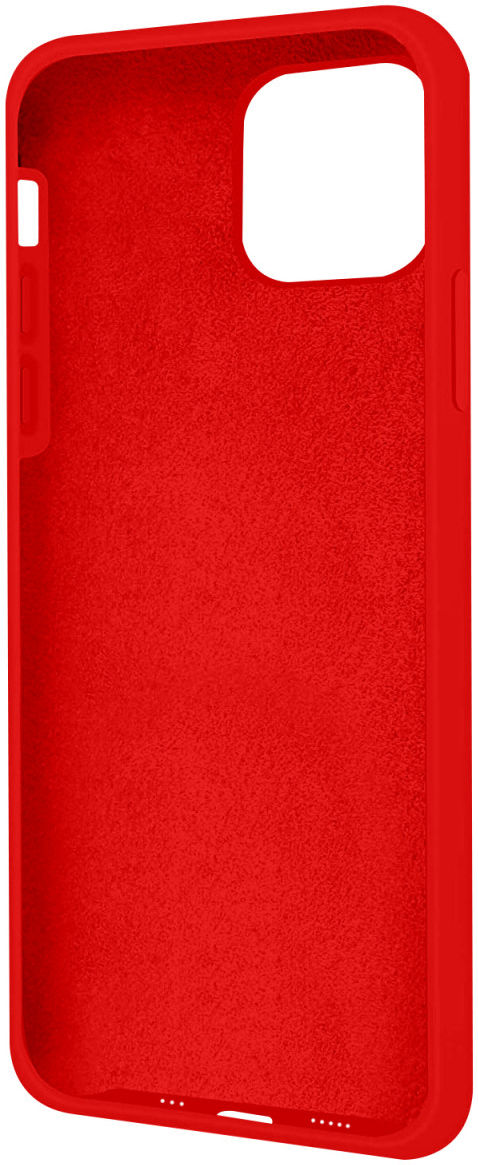 HappyCase Apple iPhone 12 Pro Max Hoesje Siliconen Back Cover Rood afbeelding 9