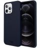 HappyCase Apple iPhone 12 Pro Max Hoesje Siliconen Back Cover Blauw