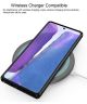 Samsung Galaxy Note 20 Hoesje Geborsteld TPU Flexibel Zwart