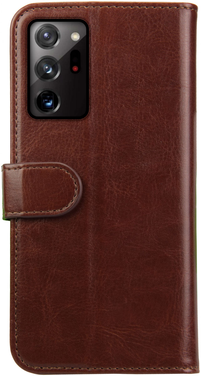Rosso Element Galaxy Note 20 Ultra Hoesje Book Cover Wallet Case Bruin afbeelding 5
