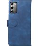 Rosso Element Galaxy Note 20 Hoesje Book Cover Wallet Case Blauw
