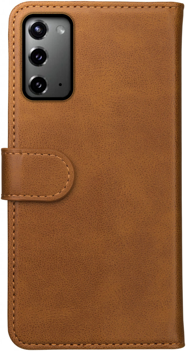 Rosso Element Galaxy Note 20 Hoesje Book Cover Wallet Case Lichtbruin afbeelding 2
