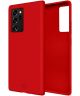 HappyCase Samsung Galaxy Note 20 Ultra Siliconen BackCover Hoesje Rood