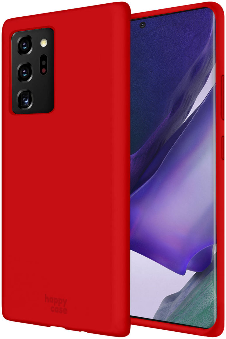 HappyCase Samsung Galaxy Note 20 Ultra Siliconen Back Cover Rood afbeelding 1