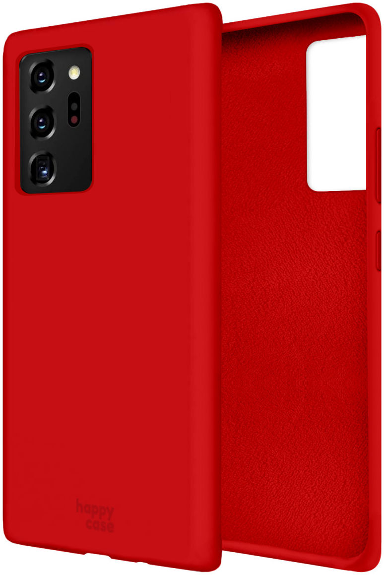 HappyCase Samsung Galaxy Note 20 Ultra Siliconen Back Cover Rood afbeelding 2