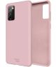 HappyCase Samsung Galaxy Note 20 Ultra Siliconen Back Cover Roze