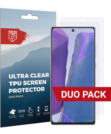 Rosso Samsung Galaxy Note 20 Clear Screen Protector 2-Pack Screen Protectors