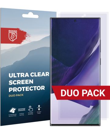 Rosso Samsung Galaxy Note 20 Ultra Clear Screen Protector 2-Pack Screen Protectors