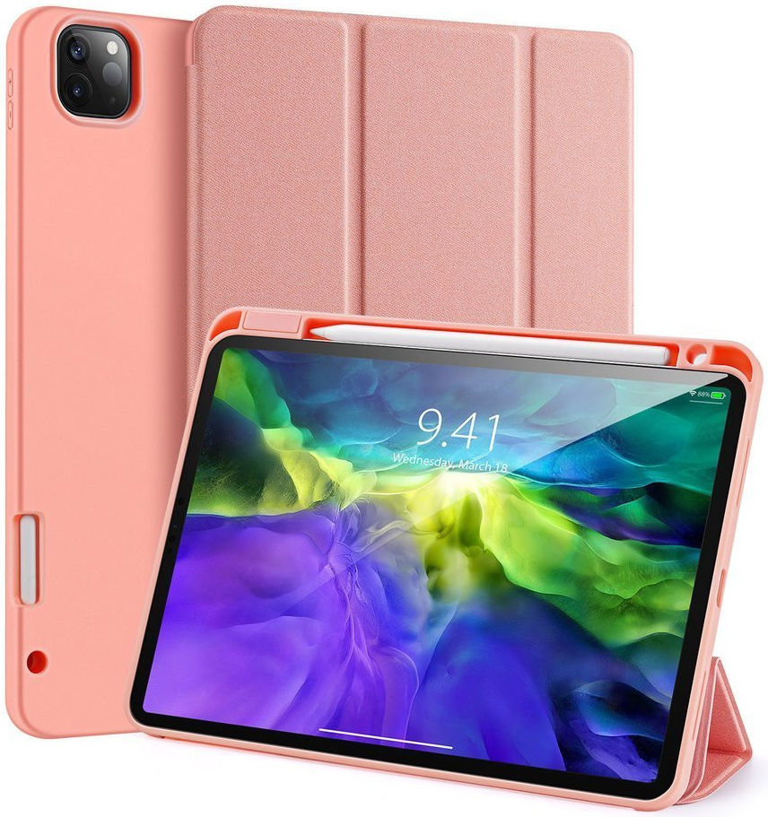 Dux Ducis Domo Apple iPad Pro 11 (2018/2020/2021) Hoes Tri-fold Roze afbeelding 2