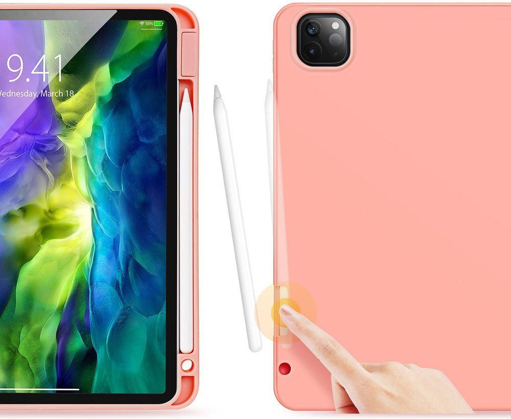 Dux Ducis Domo Apple iPad Pro 11 (2018/2020/2021) Hoes Tri-fold Roze afbeelding 4