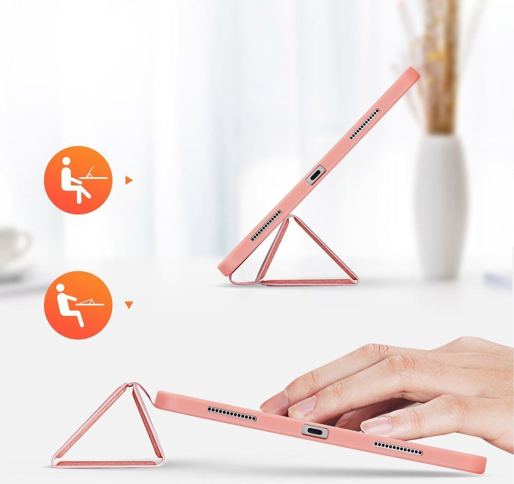 Dux Ducis Domo Apple iPad Pro 11 (2018/2020/2021) Hoes Tri-fold Roze afbeelding 6