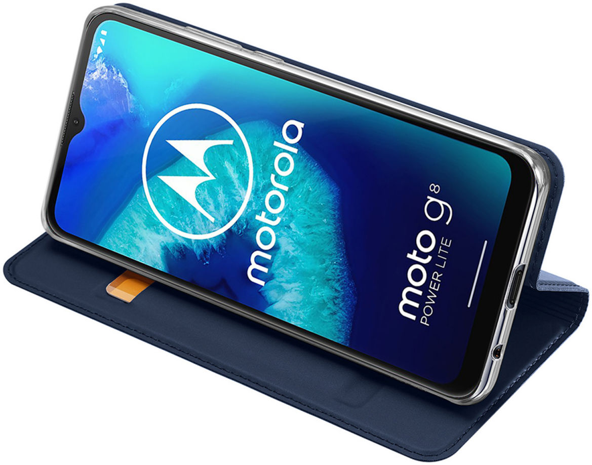 Dux Ducis Skin Pro Series Motorola Moto G8 Power Lite Hoesje Blauw afbeelding 6
