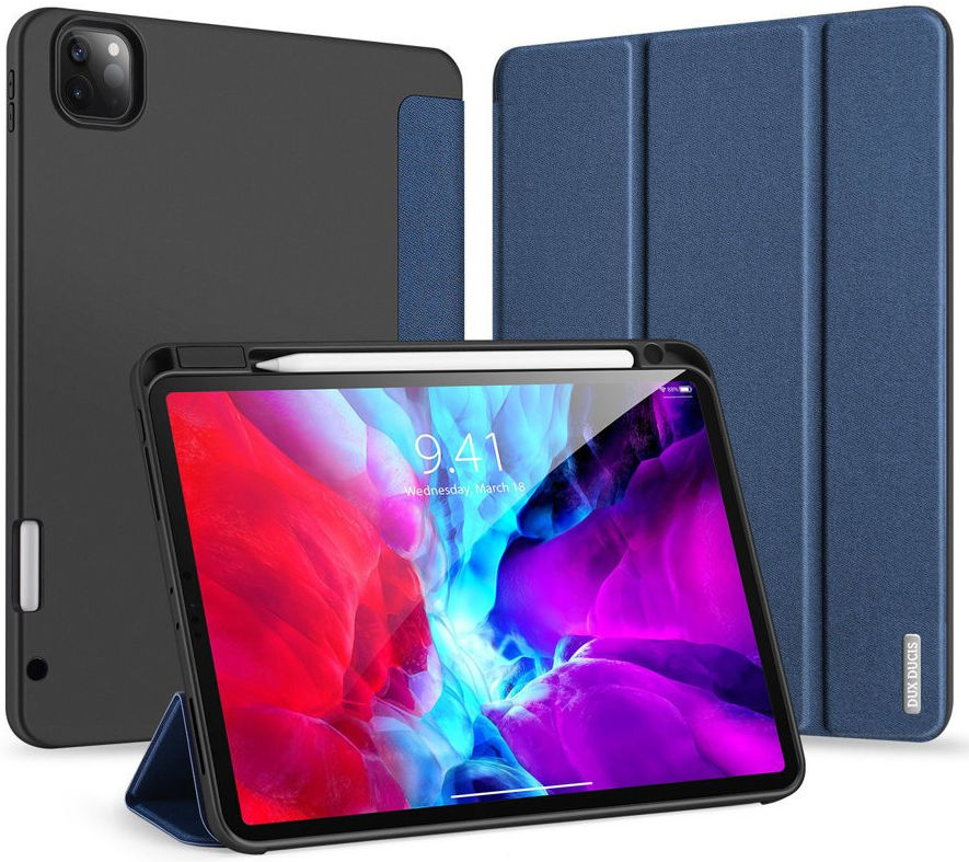 Dux Ducis Domo Lite Apple iPad Pro 12.9 2018 / 2020 Tri-fold Blauw afbeelding 1