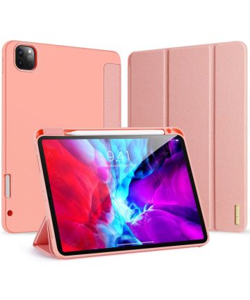 Dux Ducis Domo Lite Apple iPad Pro 12.9 2018 / 2020 Tri-fold Roze Hoesjes