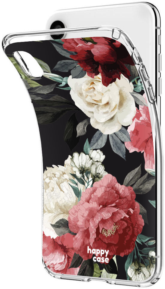 HappyCase Apple iPhone XR Hoesje Flexibel TPU Rozen Print afbeelding 4