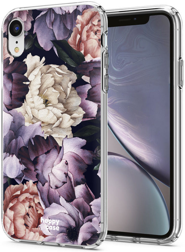 HappyCase Apple iPhone XR Hoesje Flexibel TPU Flower Print afbeelding 2