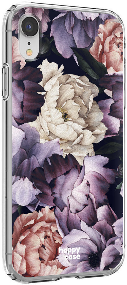 HappyCase Apple iPhone XR Hoesje Flexibel TPU Flower Print afbeelding 6