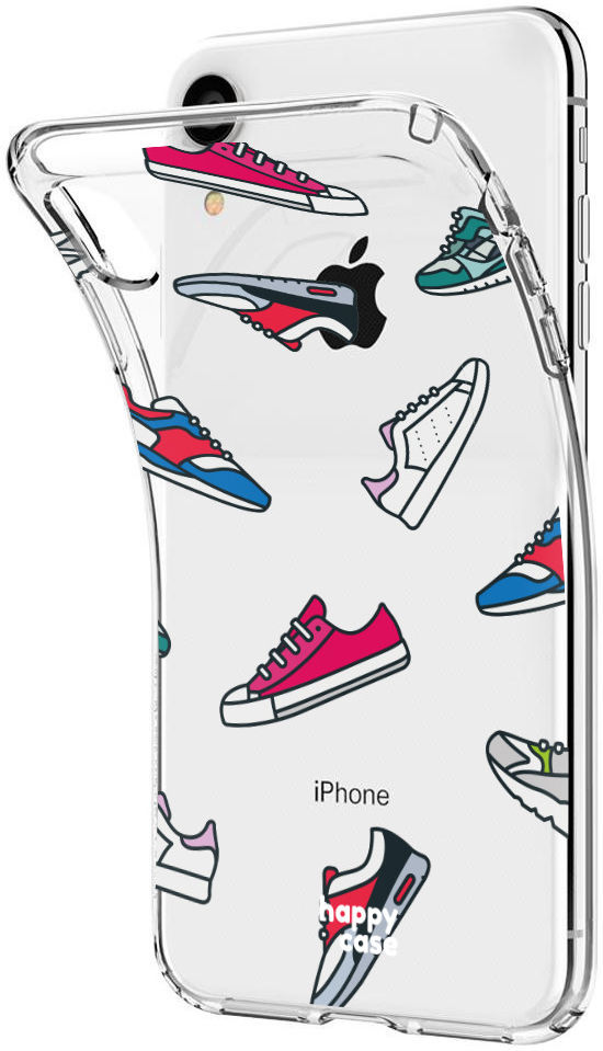 HappyCase Apple iPhone XR Hoesje Flexibel TPU Sneaker Print afbeelding 4