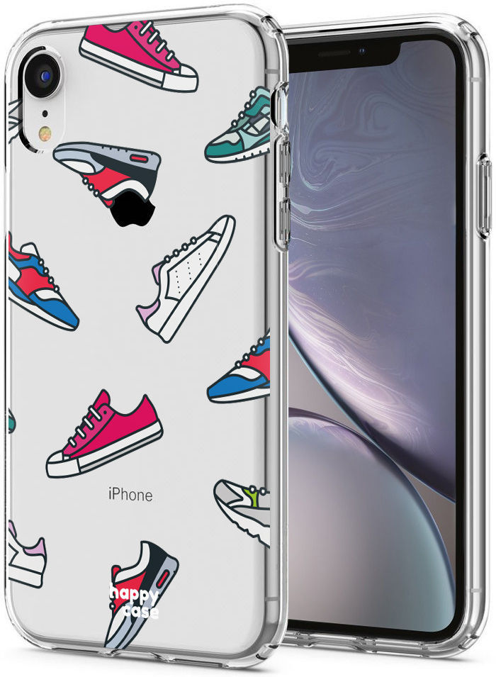 HappyCase Apple iPhone XR Hoesje Flexibel TPU Sneaker Print afbeelding 2