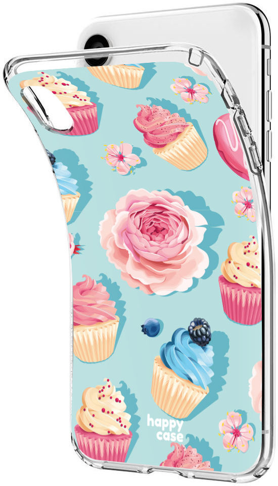 HappyCase Apple iPhone XR Hoesje Flexibel TPU Toetjes Print afbeelding 4