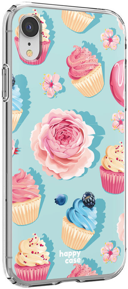 HappyCase Apple iPhone XR Hoesje Flexibel TPU Toetjes Print afbeelding 5