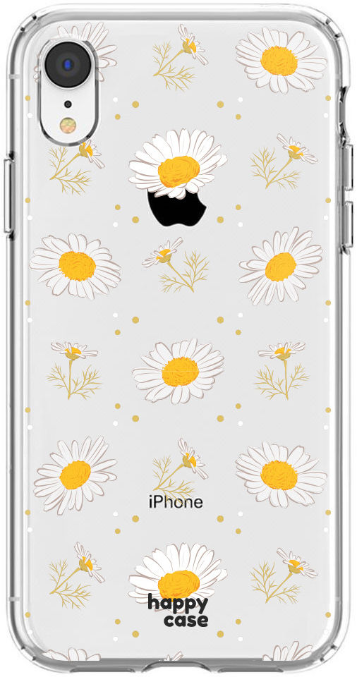 HappyCase Apple iPhone XR Hoesje Flexibel TPU Bloemen Print afbeelding 1
