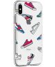 HappyCase Apple iPhone XS Flexibel TPU Hoesje Sneaker Print