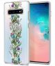 HappyCase Galaxy S10 Flexibel TPU Hoesje Floral Print
