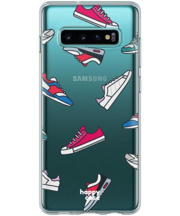 HappyCase Galaxy S10 Flexibel TPU Hoesje Sneaker Print Hoesjes