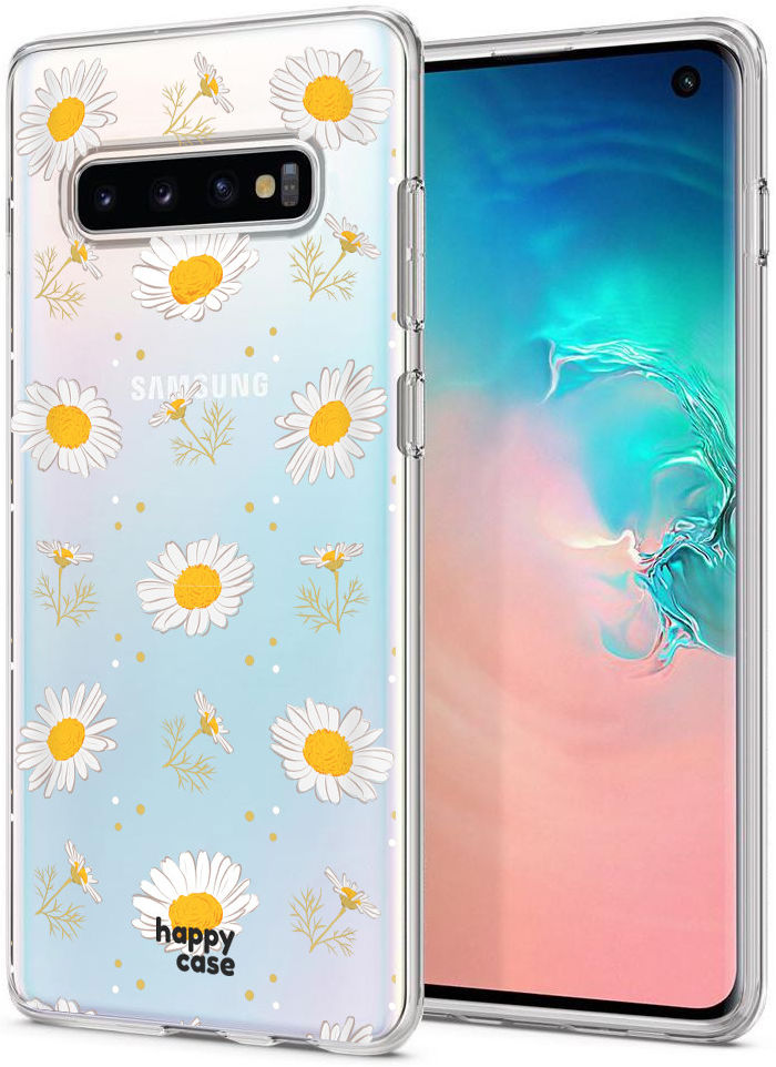 HappyCase Galaxy S10 Flexibel TPU Hoesje Bloemen Print afbeelding 7